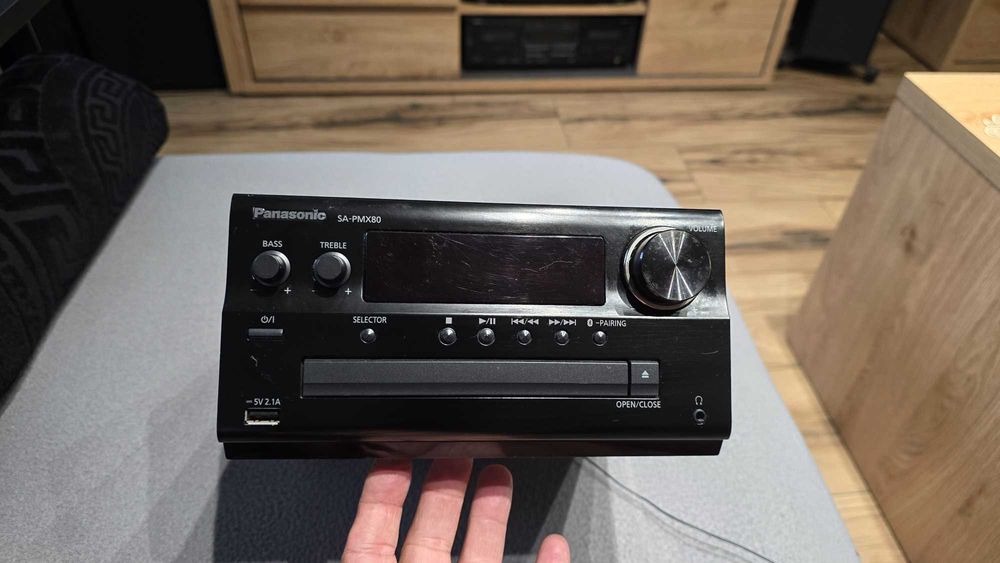 Mini wieża Panasonic SA-PMX80 doskonały dźwięk i duża moc