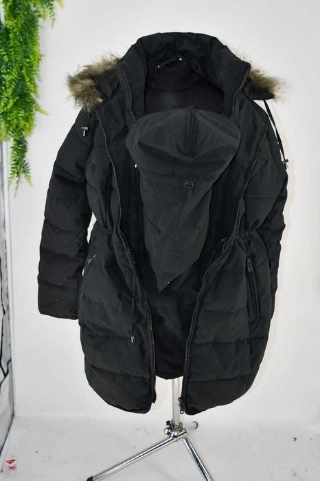 Ocieplana kurtka parka dla mamy i dziecka Bonprix 46