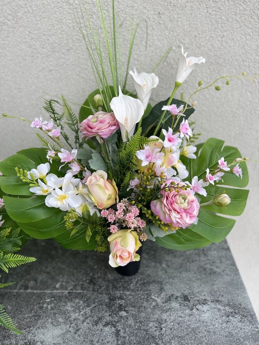 Komplet na grób woosenny premium Wiązanka