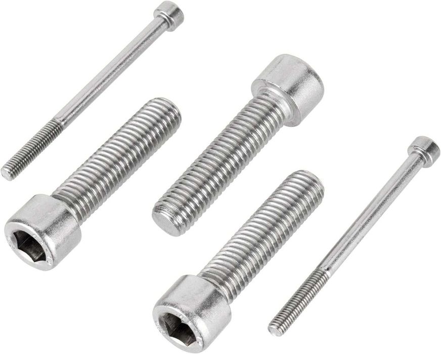 Śruby cylindryczne M10 x 25, 10 szt., DIN 912, imbusowe, A2 stal