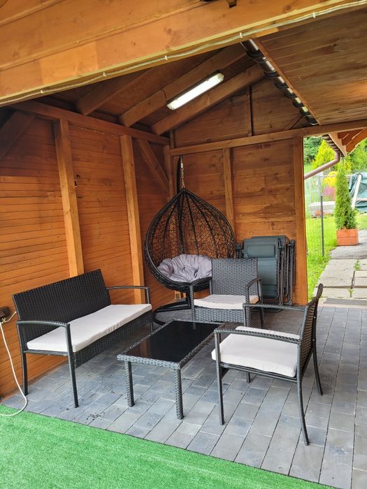 Domek  z balią przy stoku narciarskim Wisła