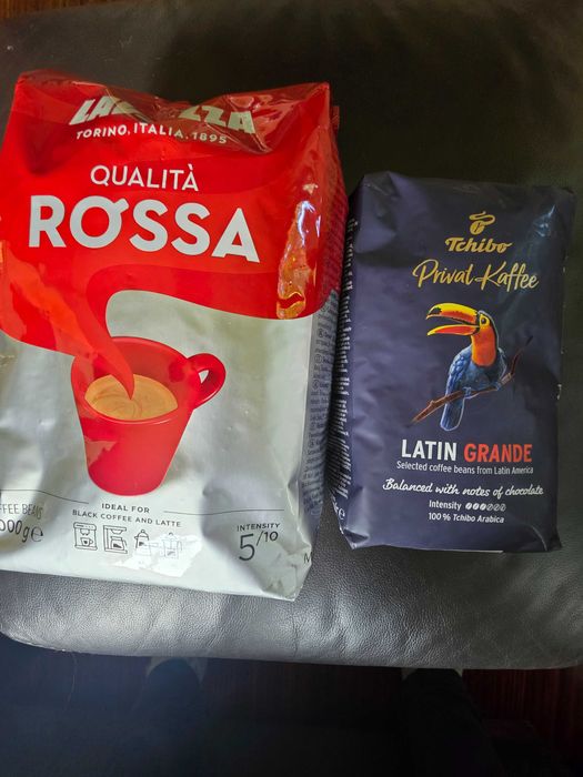 Kawa ziarnista Lavazza i Tchibo