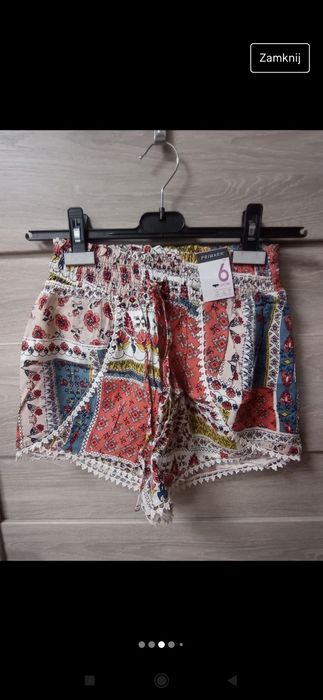 Szorty w stylu Boho Primark
