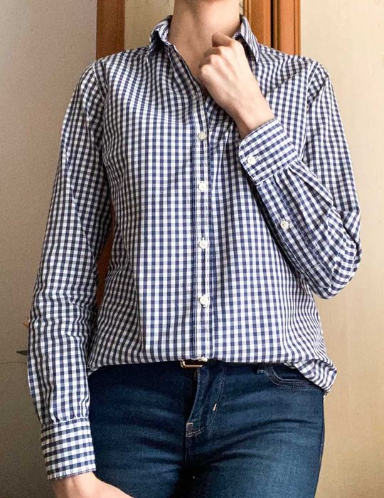 Piękna koszula w niebieską kratę Marie Lund