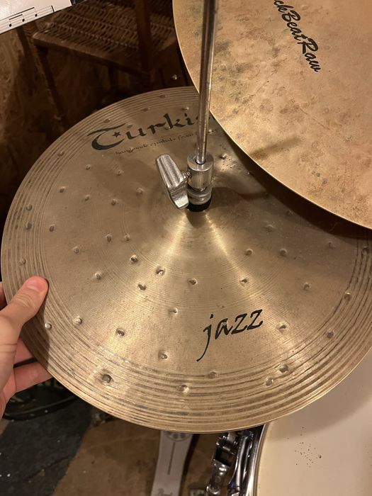 Zestaw perkusyjny Pearl Export + talerze + osprzet
