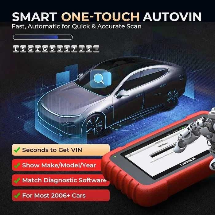 Máquina Diagnóstico Automóvel Launch CRP129X V2 Novo Modelo 2025