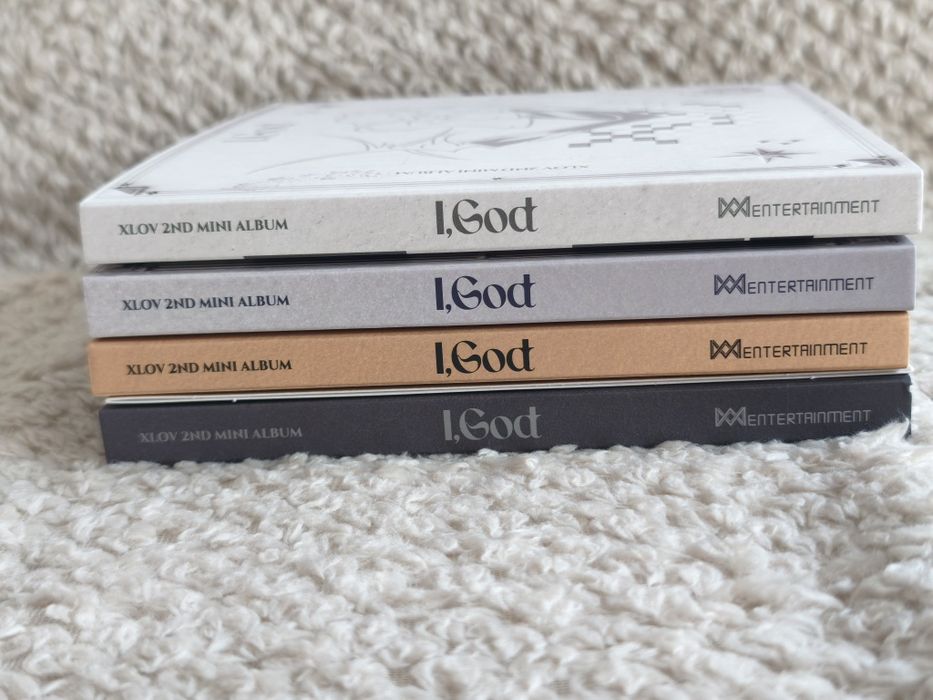 [XLOV] I,God zestaw 4 albumów (tylko 4 photocards) + UNIT POB Rui & Haru