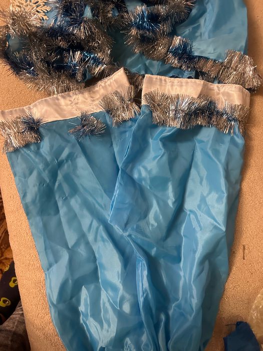 Костюм маскарадний зимовий сніжинки, морозка