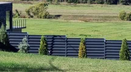 Паркан металевий. Ворота. Огорожі металеві.