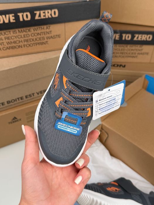 Детские кроссовки на липучках Skechers BOUNDER 27/28/30/31/32/33р