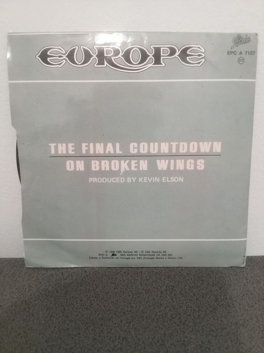 Vinil single Europeu, The Final Countdown