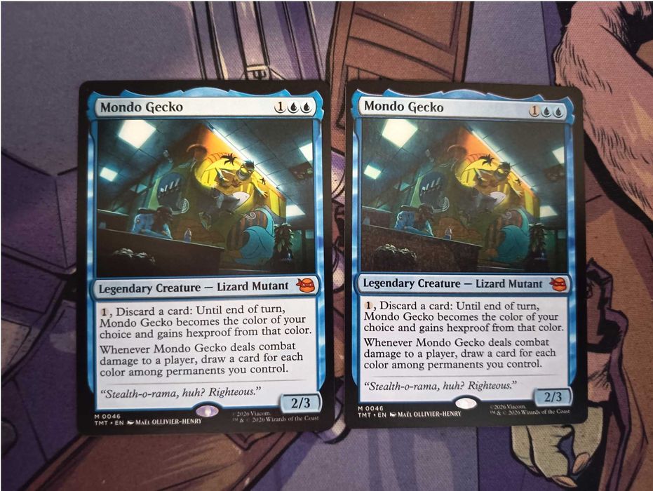 MTG Mondo Gecko x2 TMT Mythic