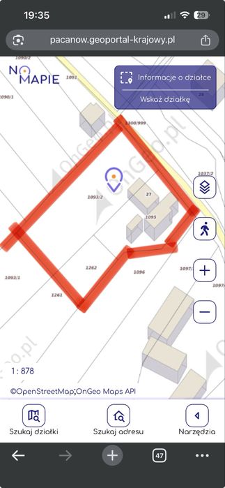 Sprzedam trzy działki z domem