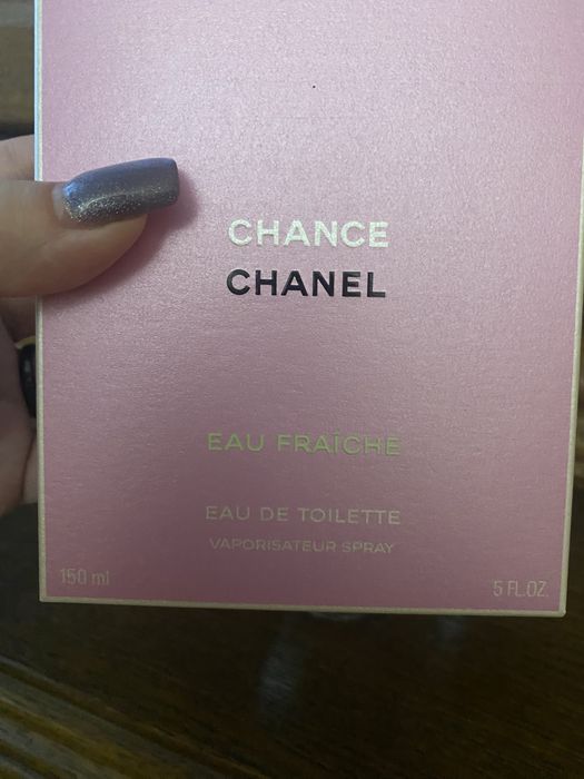 Оригинальный пустой флакон от Chanel CHANCE EAU FRAÎCHE