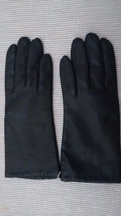 Luvas de pele vintage, 6 1/2