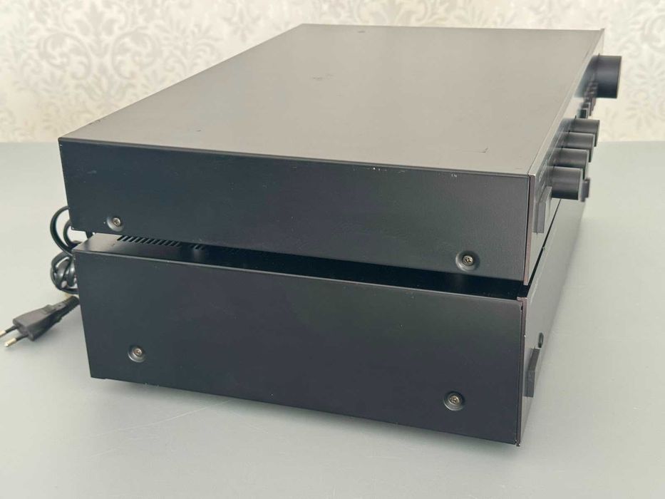 Zestaw Stereo Wzmacniacz Kenwood Końcówka mocy Basic M1 + Przedwzmacniacz Basic C1