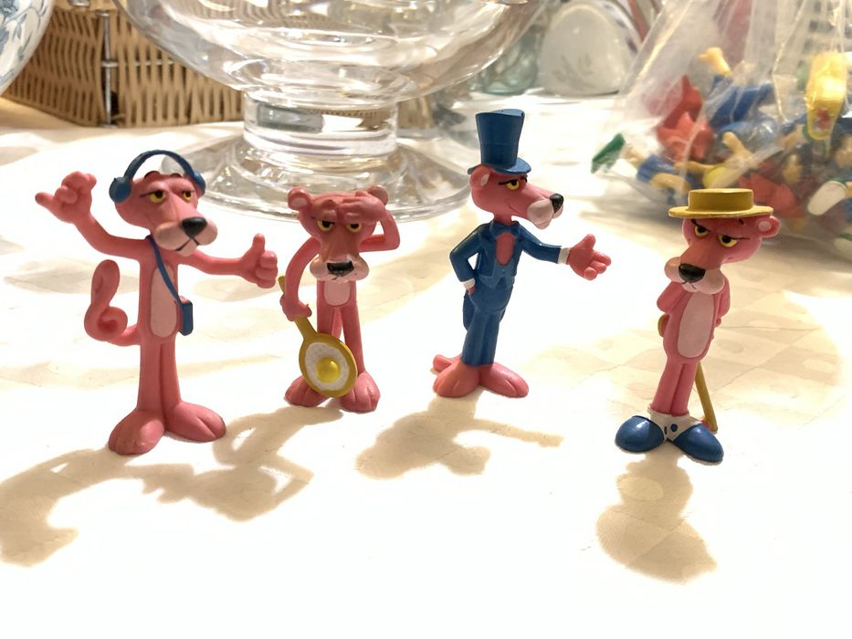 Figuras Pantera Cor de Rosa