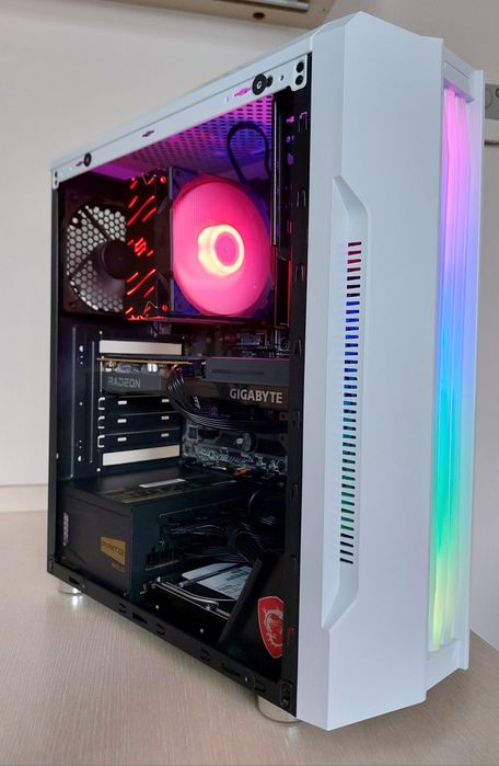Komputer gamingowy | Ryzen 5 | RX 6600 | 16 GB RAM | 512 ssd+1tb Hdd