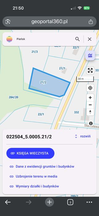 Działka budowlana 20 arów - Więcej