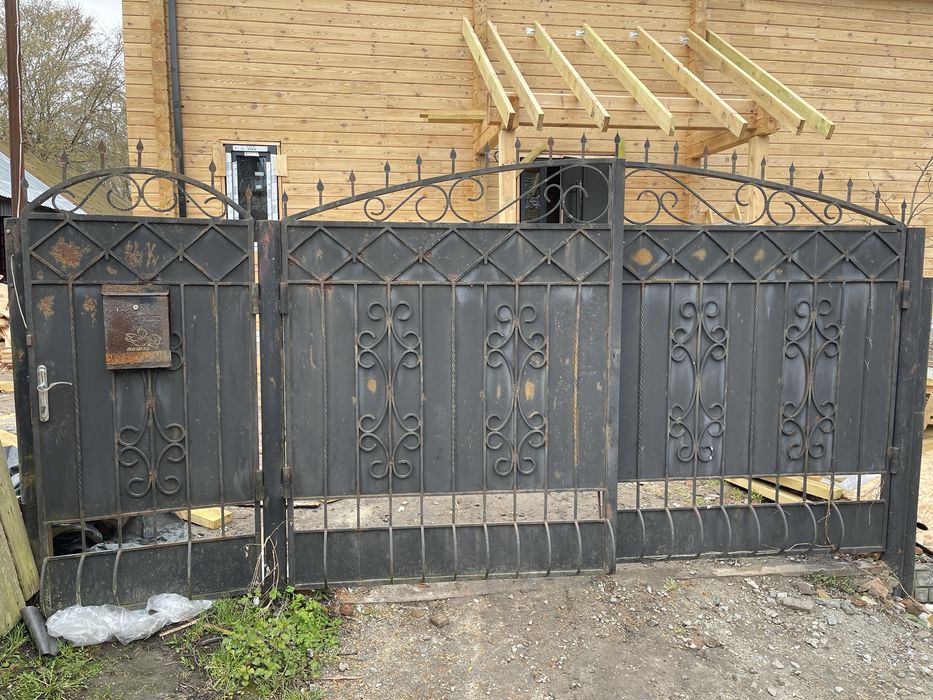 Ворота ковані, б/у