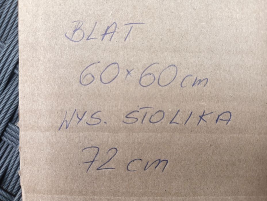 Stolik na balkon, taras.