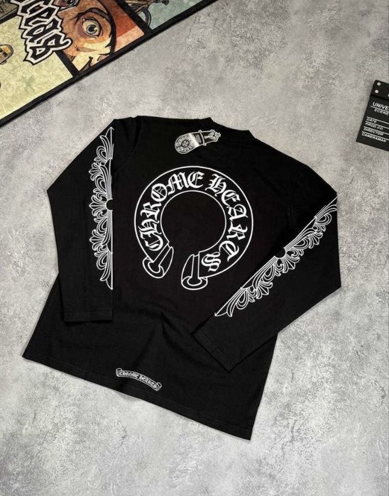 лонг chrome hearts лонгслив