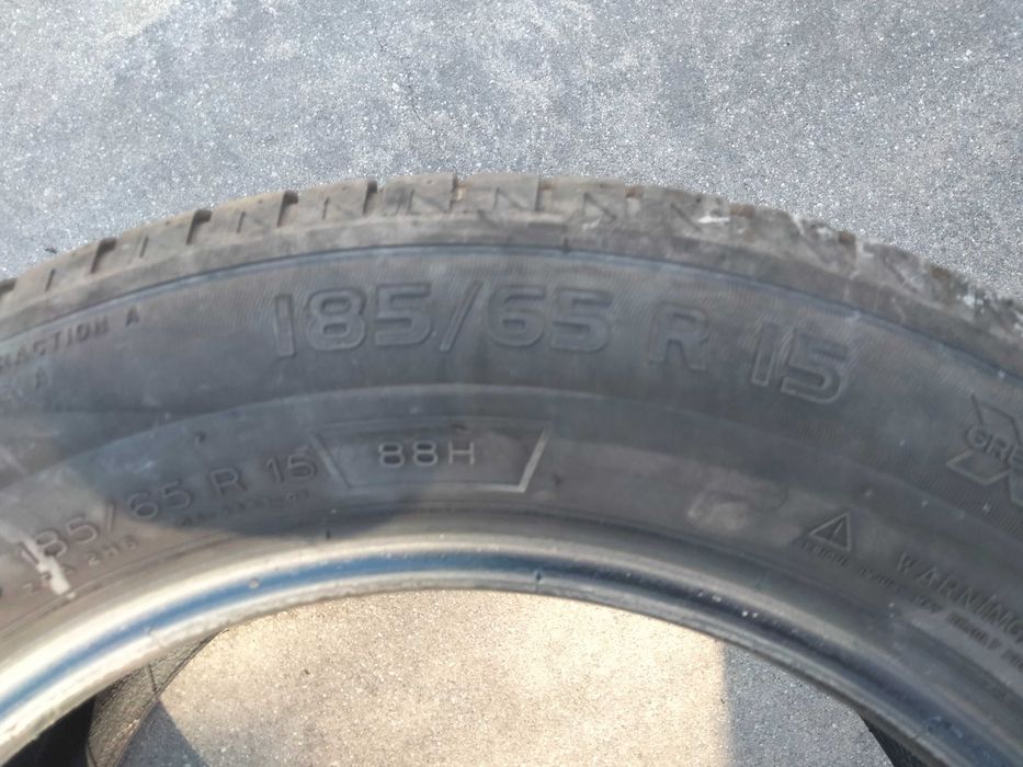 2x opony letnie MICHELIN enery saver 185/65R15 6,5mm ladne