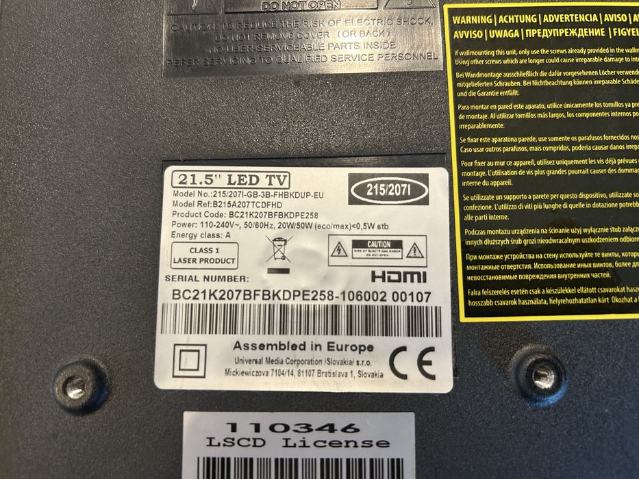 Telewizor Blaupunkt z Dvd, Usb, Hdmi + dekoder dvbt2