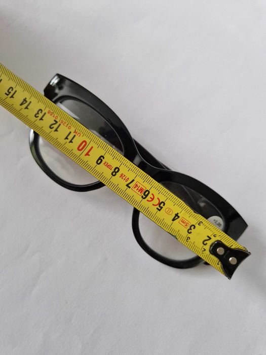 Okulary korekcyjne, szkła 1+, nowe, czarne