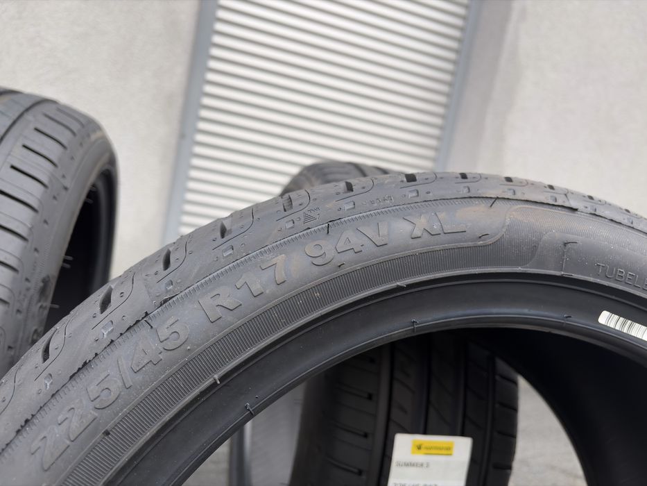 x4 letnie 225/45R17 Kormoran Summer 3 94V XL 2026r! B,B,71db 5lat gwar