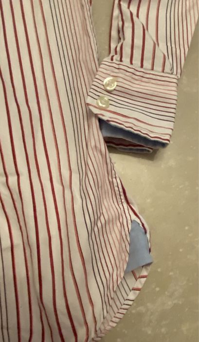 TH Tommy Hilfiger męska koszula paski  r. XL Extra stan