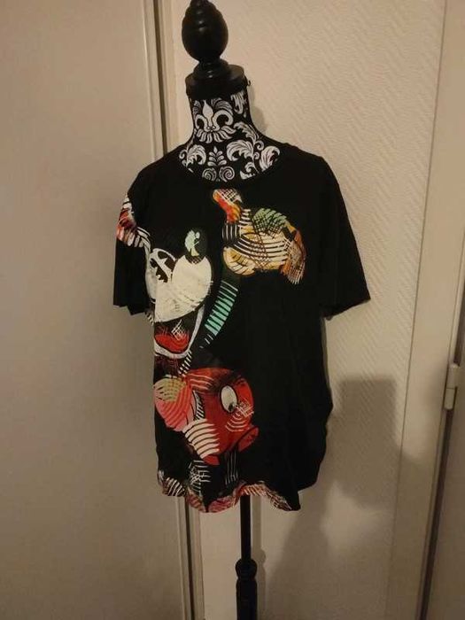koszulka Desigual  z krótkim rękawem,   Myszka Miki Disneya. rozm. XL