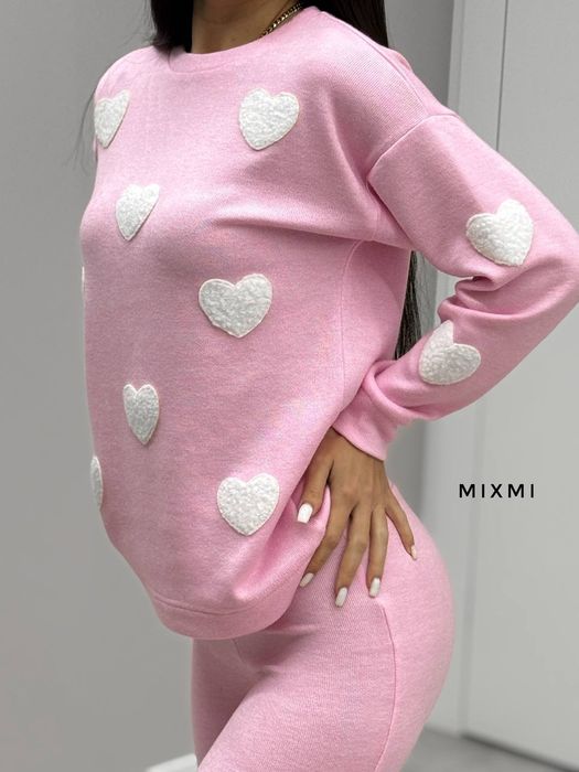 Жіночий костюм Ангора з сердечками