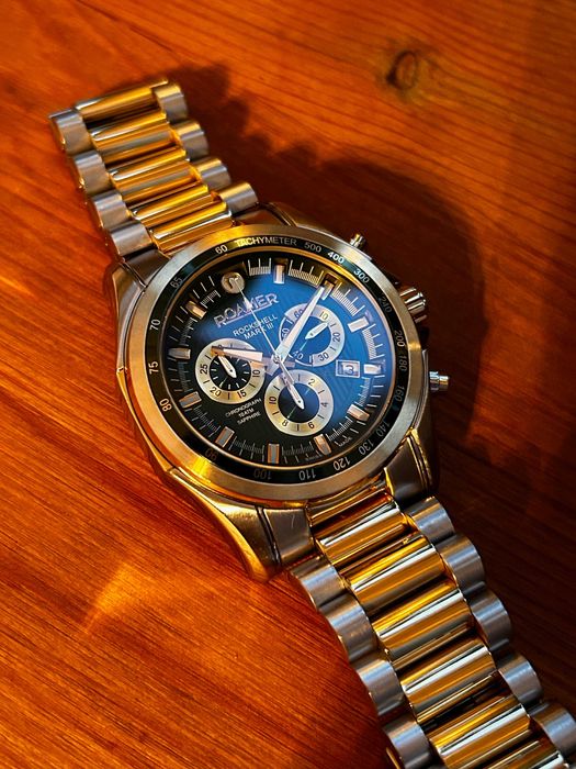 Zegarek Roamer Rockshell Mark III chronograf na bransolecie