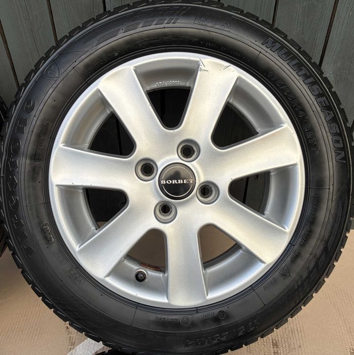 UNIKATOWE felgi aluminiowe 14 cali 4 x 100 oryginalne firmy BORBET