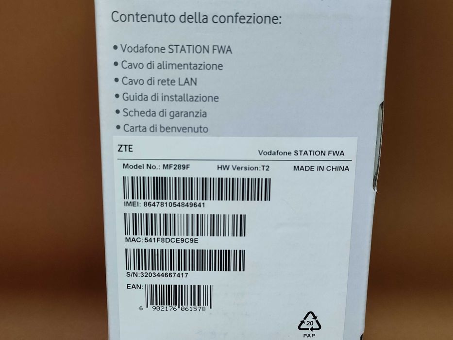 ZTE MF289F 4G+ Lte. CAT.20 Router