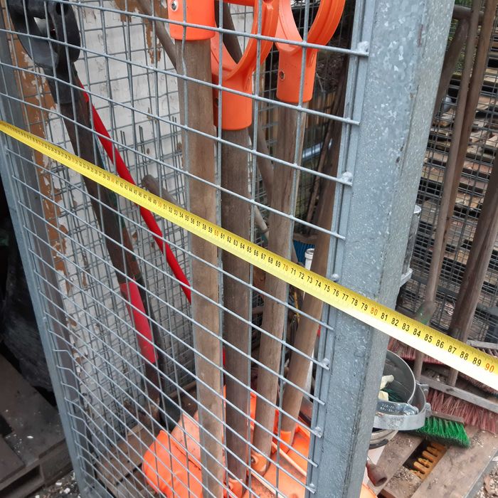 Kosz transportowy duży 2m³ drewutnia magazyn na drewno ogrodu kominka