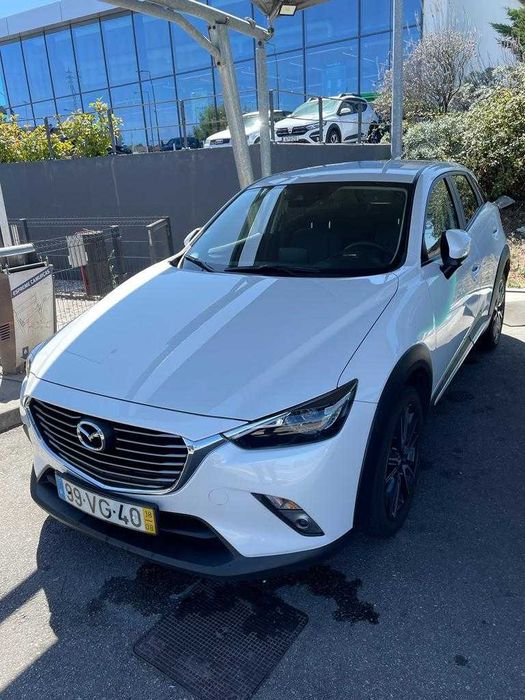 Mazda CX-3 Sky Excellence Navi Snow Pearl White Diesel 1.5 105cv 2018 96.000 km rigorosamente como novo Apple CarPlay Android Auto