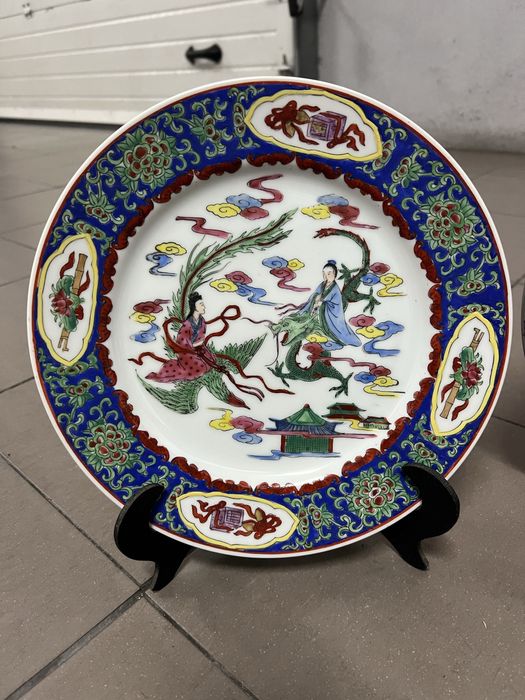 Pratos Antigos Pintados a mao em Macau