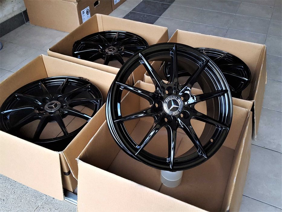 Alufelgi 17 5x112 Mercedes A B C CLA GLA V Vito Viano Czarne ! 260#