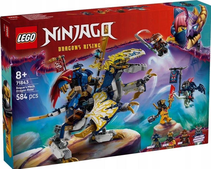Lego Ninjago duży zestaw Nowy