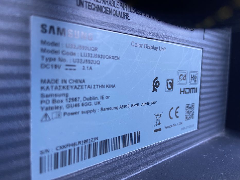 Monitor Samsung 32’’ – 60 Hz – Full HD