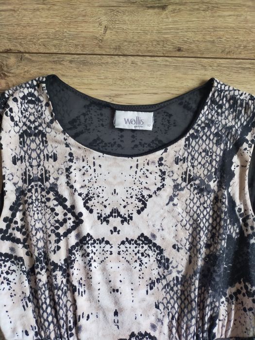 Sukienka  M L wężowy wzór print 38 / 40 Wallis Petite