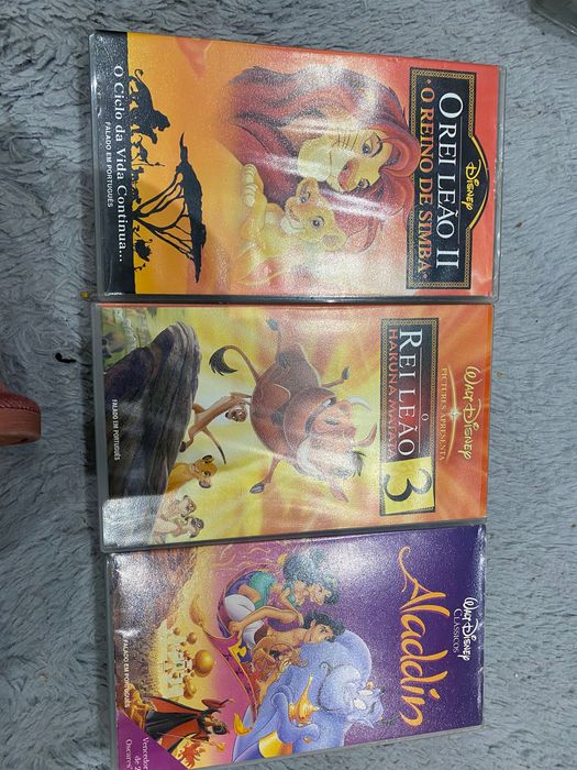 Cassetes VHS como novos