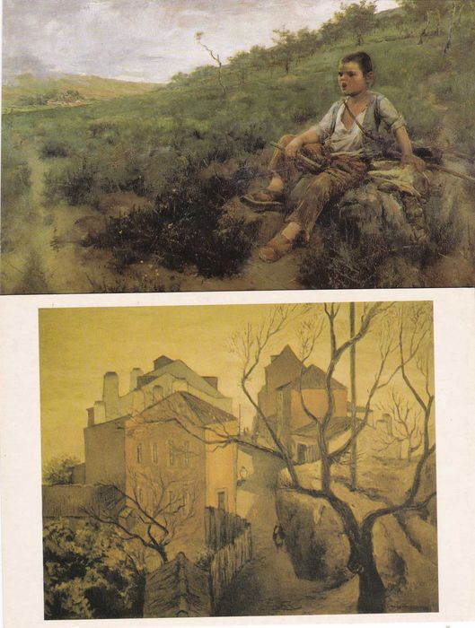 Postais pinturas de autores Portugueses