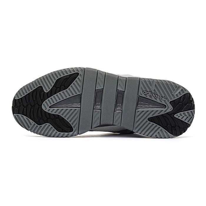 Мужские кроссовки Adidas Niteball "Black/Silver" Размеры 40-45