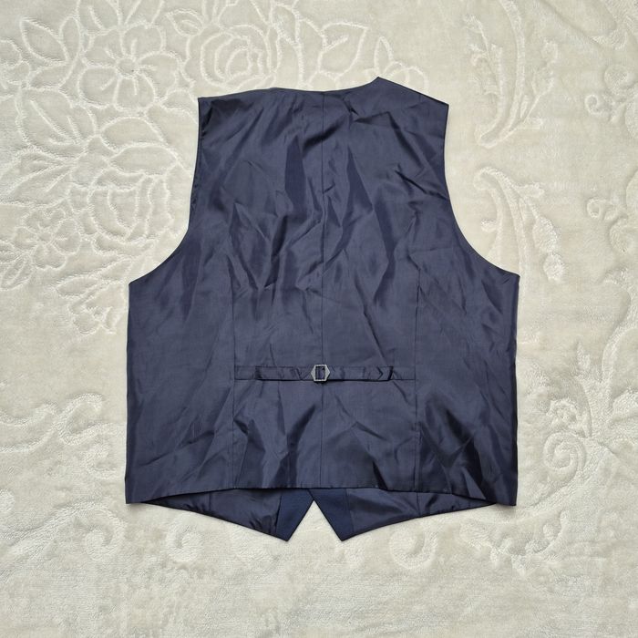 Kamizelka garniturowa XL Granatowa 27 % wiskoza