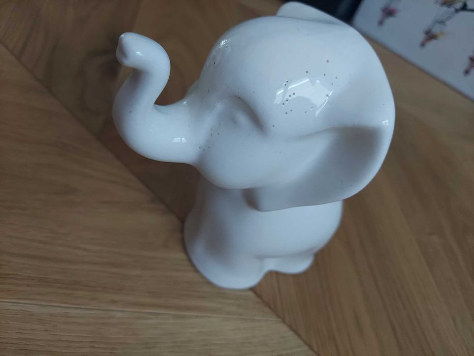 Figurka ceramiczna słoń, słonik