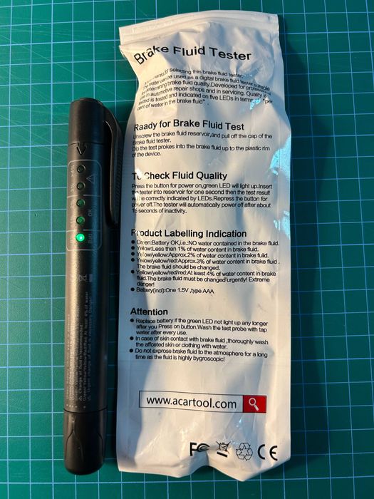 Tester płynu hamulcowego