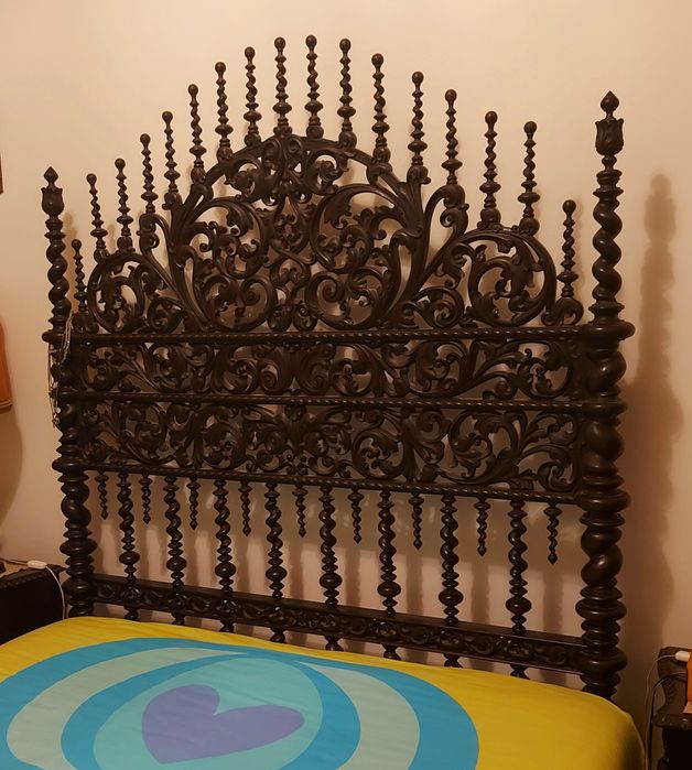 Cama de bilros e colchão